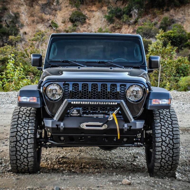 Westin WJ2 Stubby Front Bumper, fits Jeep Wrangler