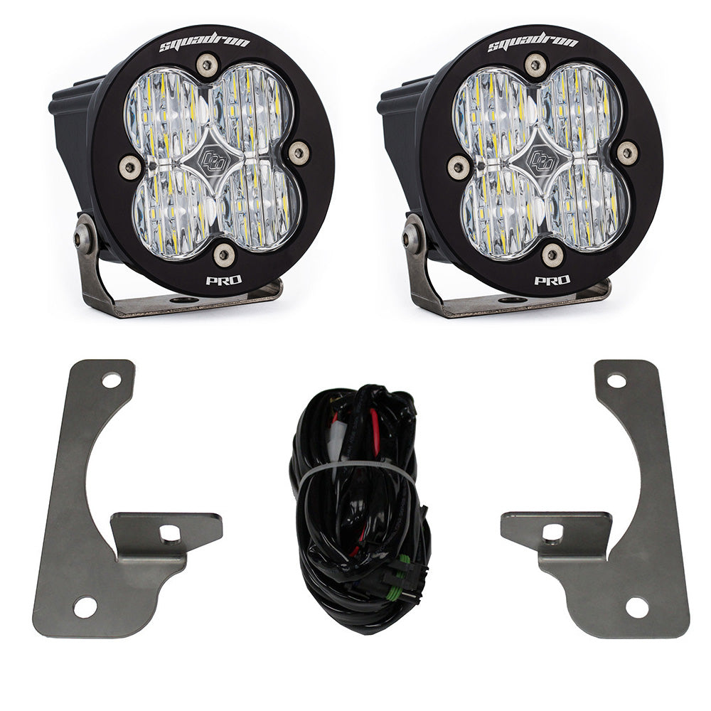 Baja Designs Squadron-R Pro fog pocket light kit for 2010-2018 Jeep Wrangler JK