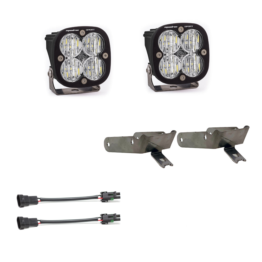 Baja Designs Ford Squadron Sport Fog Pocket Light Kit - 1999-2010 F-250/F-350 Super Duty