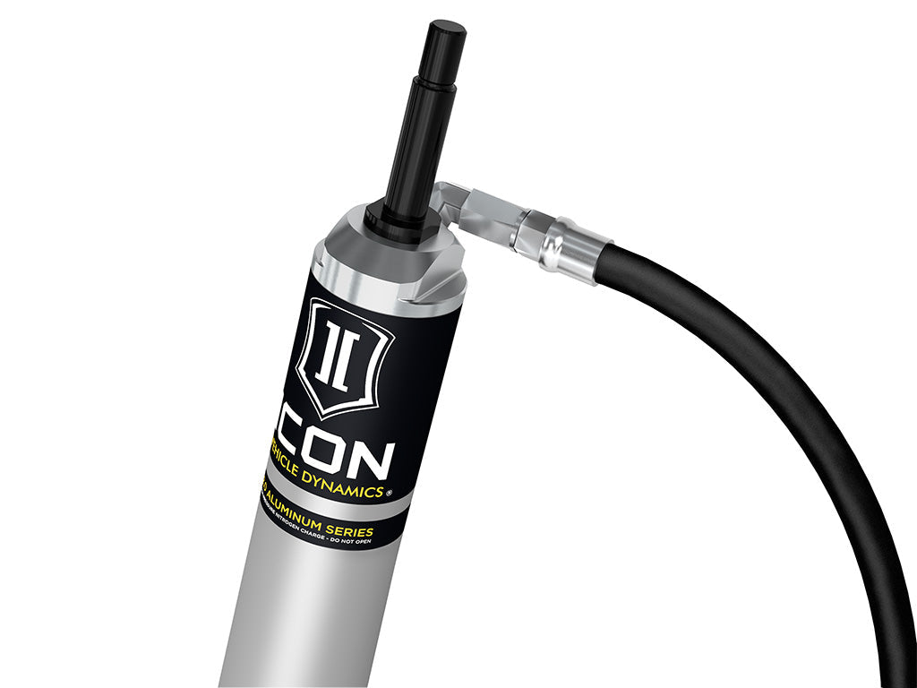 ICON V.S. 2.0 front passenger remote reservoir shock for Ram 2500 and Ram 3500