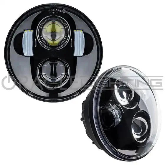 ORACLE 5.75" 40W Replacement LED Headlight - Black Bezel