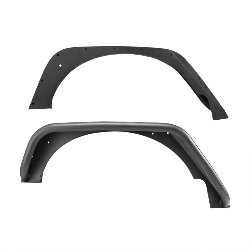 Westin Tube Fenders, Rear, Textured Black, fits Jeep Wrangler
