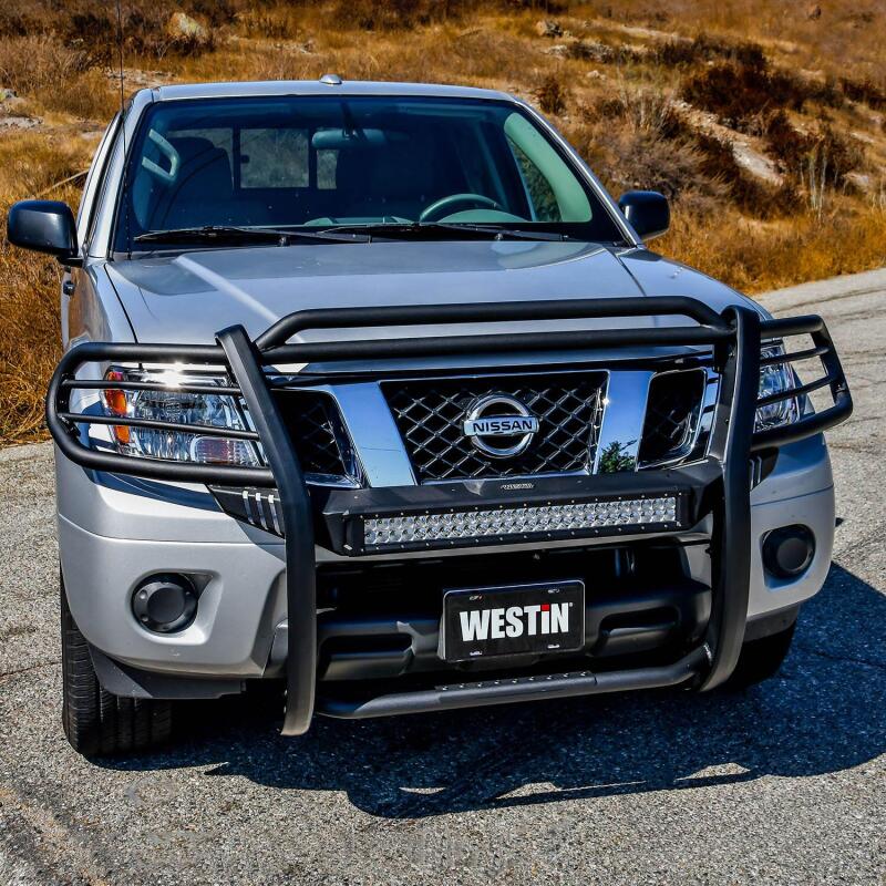 Westin Sportsman X Grille Guard, Textured Black, fits Nissan Frontier