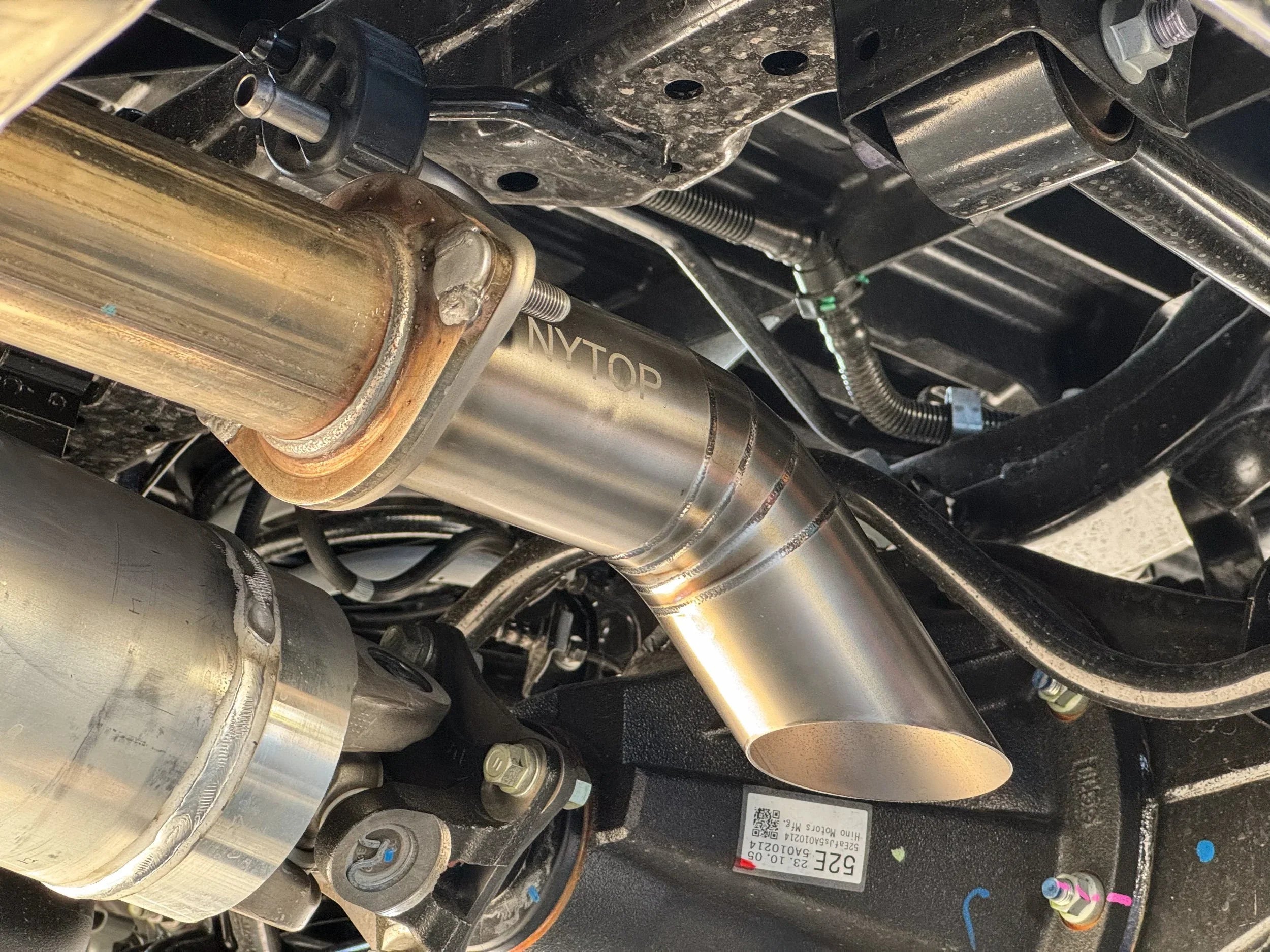 2024-Current Toyota Tacoma Titanium Axle Dump Exhaust Tip