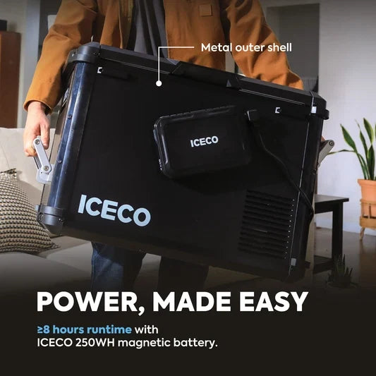 ICECO VL45Plus 44.4QT 3-way access fridge freezer, universal fit