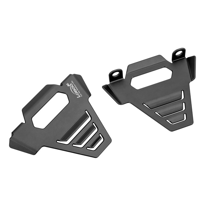 LOBOO Brake Caliper Guard for BMW R1300GS / R1300GS Adventure– CNC Aluminum, Titanium Gray Anodized Finish