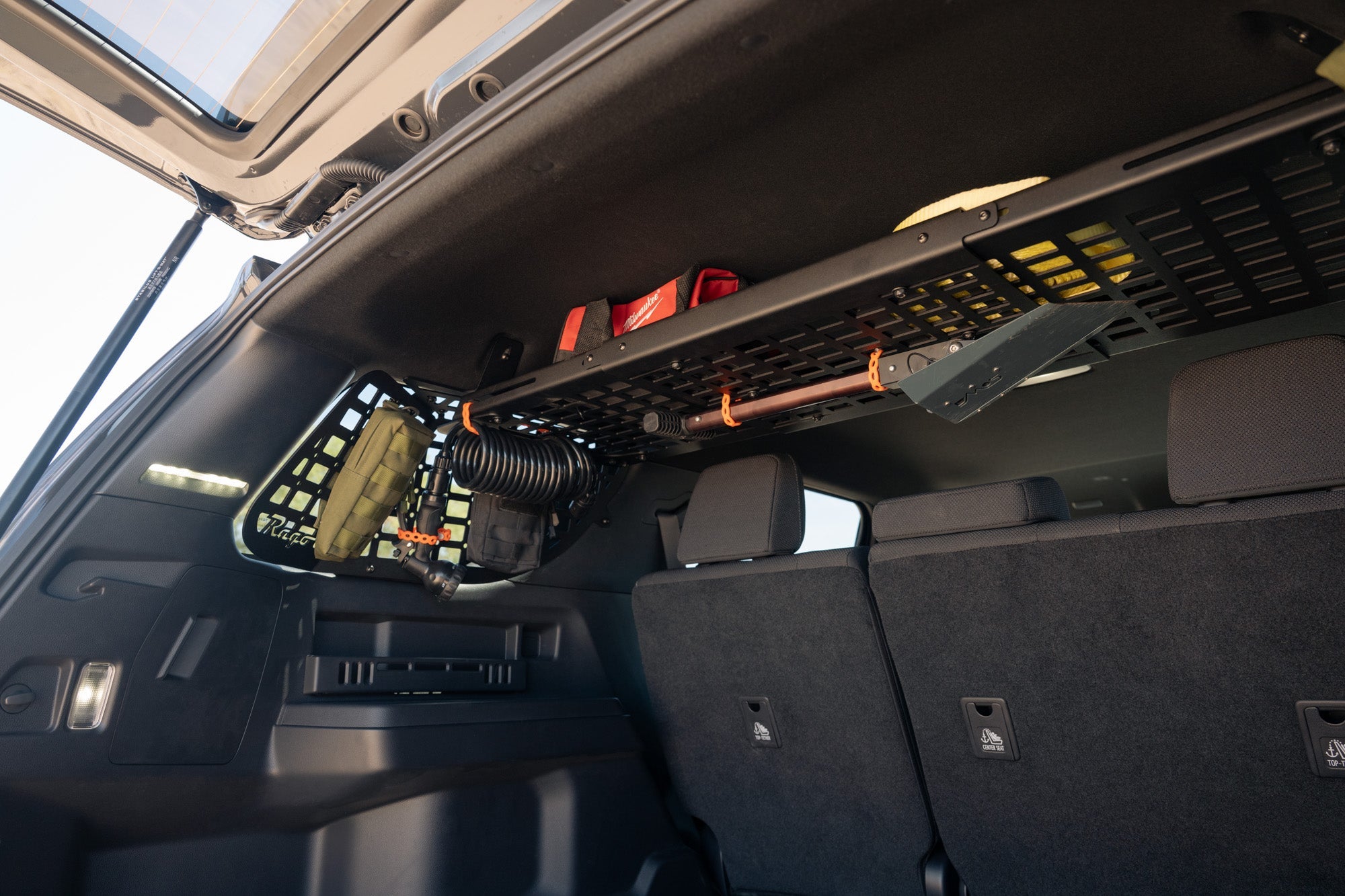 6th-Gen-4Runner-Molle-Panel-Storage-Shelf-Installed-4 - NVMOS