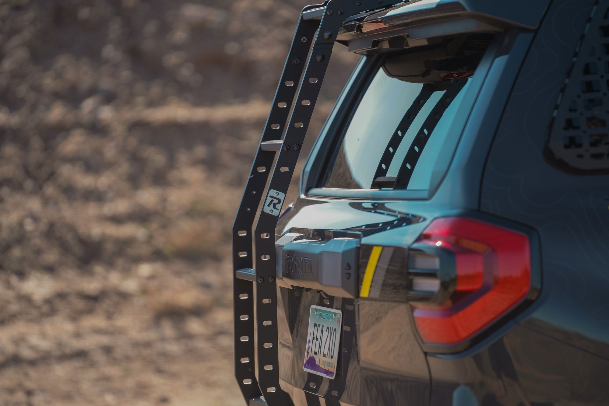 6th-Gen-4Runner-Rear-Hatch-Ladder-Installed-10 - NVMOS