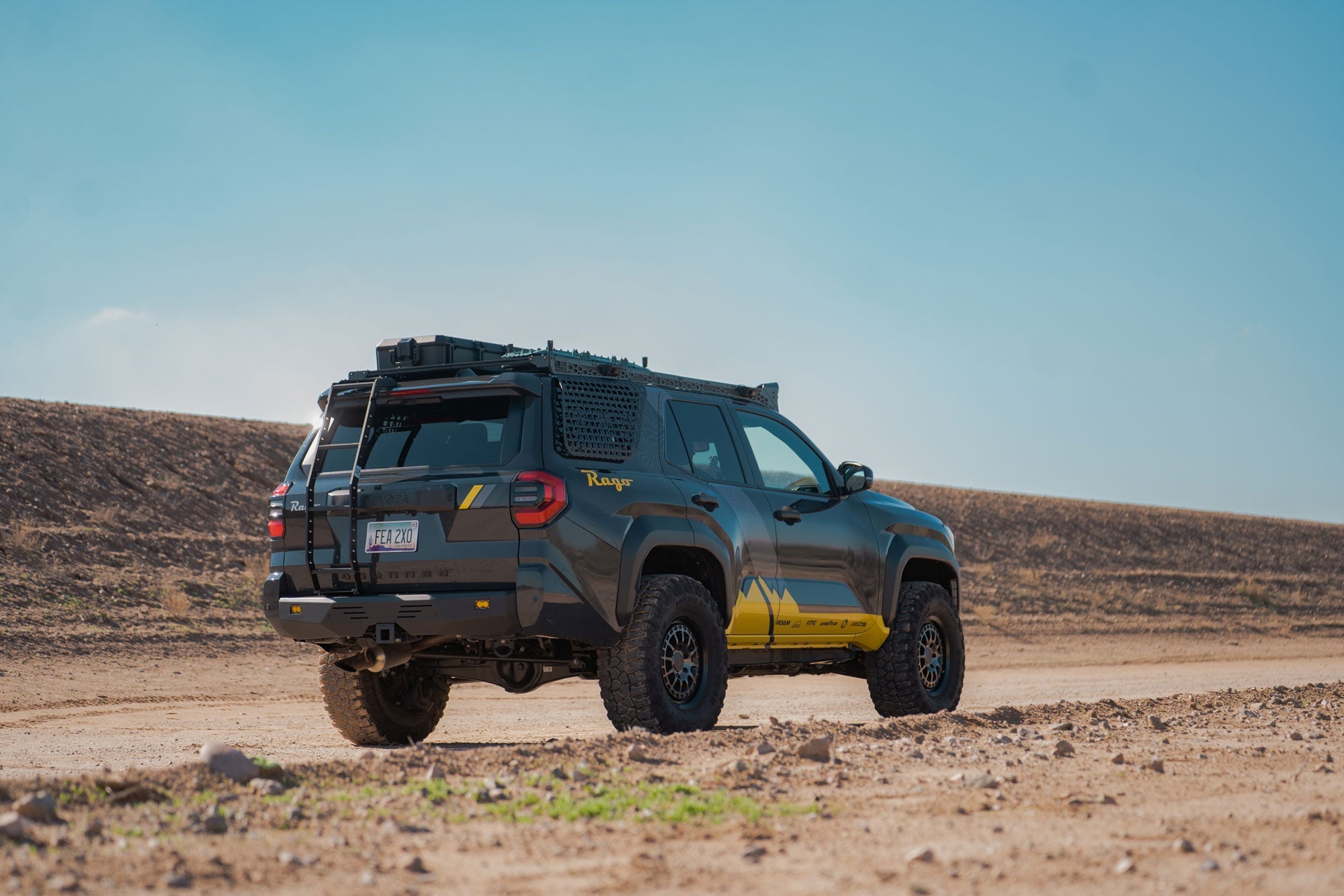 6th-Gen-4Runner-Rear-Hatch-Ladder-Installed-11 - NVMOS