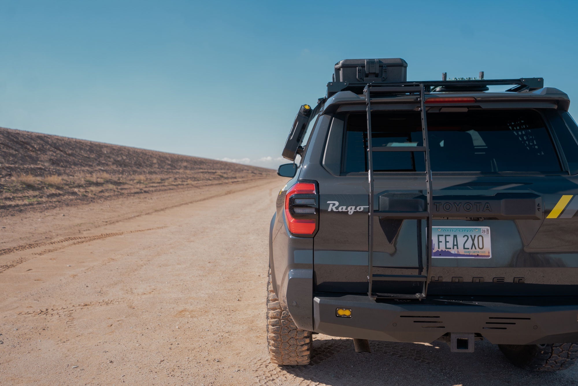 6th-Gen-4Runner-Rear-Hatch-Ladder-Installed-3 - NVMOS