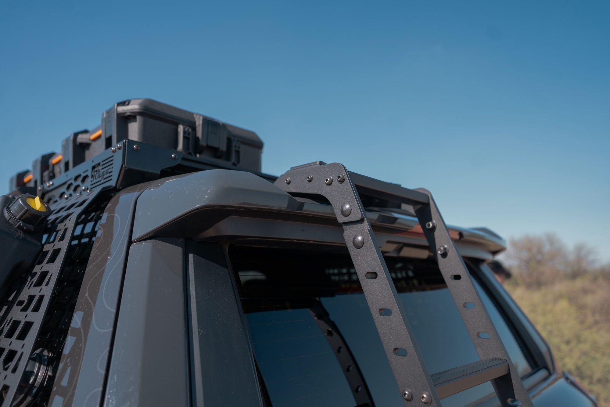 6th-Gen-4Runner-Rear-Hatch-Ladder-Installed-4 - NVMOS