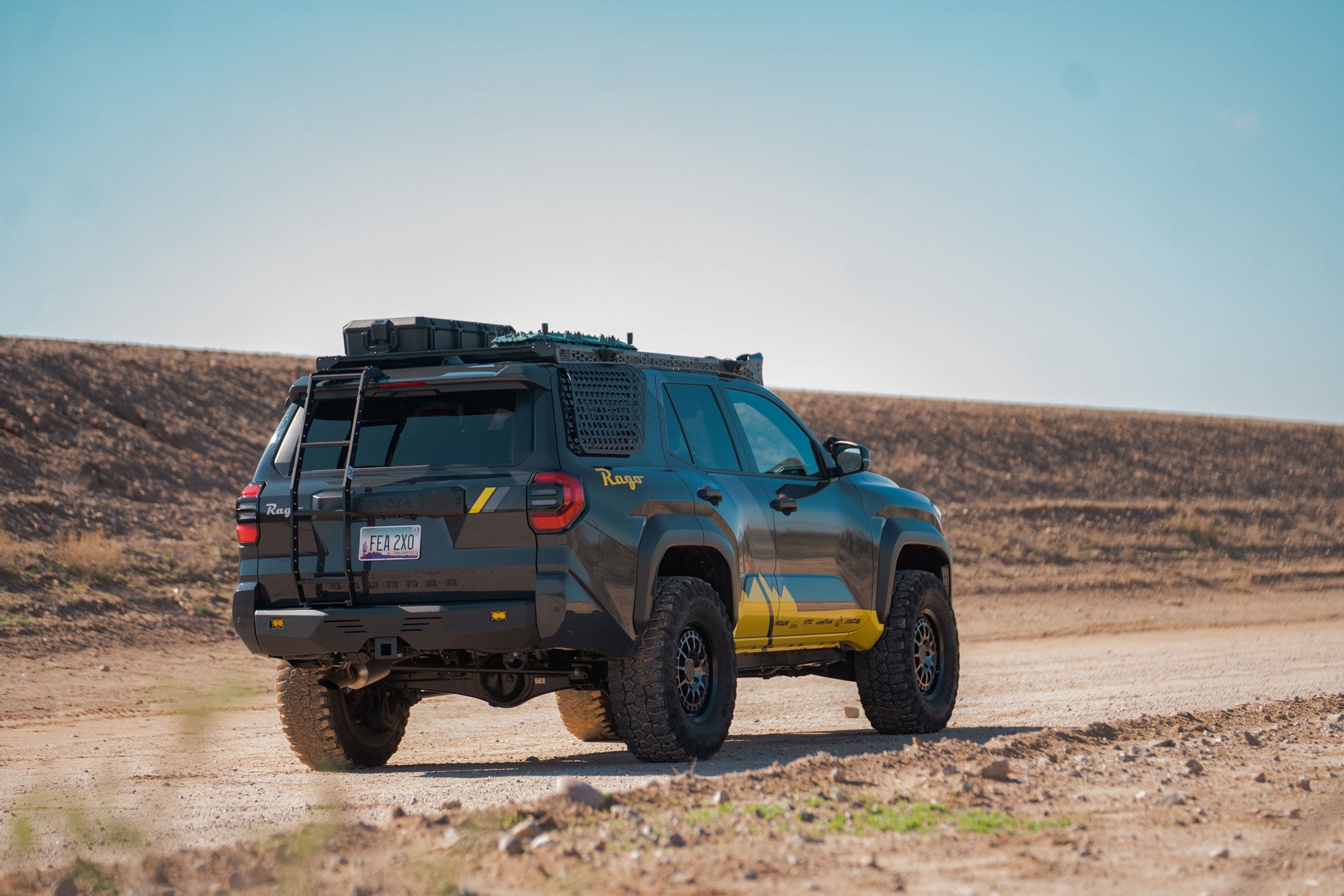 6th-Gen-4Runner-Rear-Hatch-Ladder-Installed-9 - NVMOS