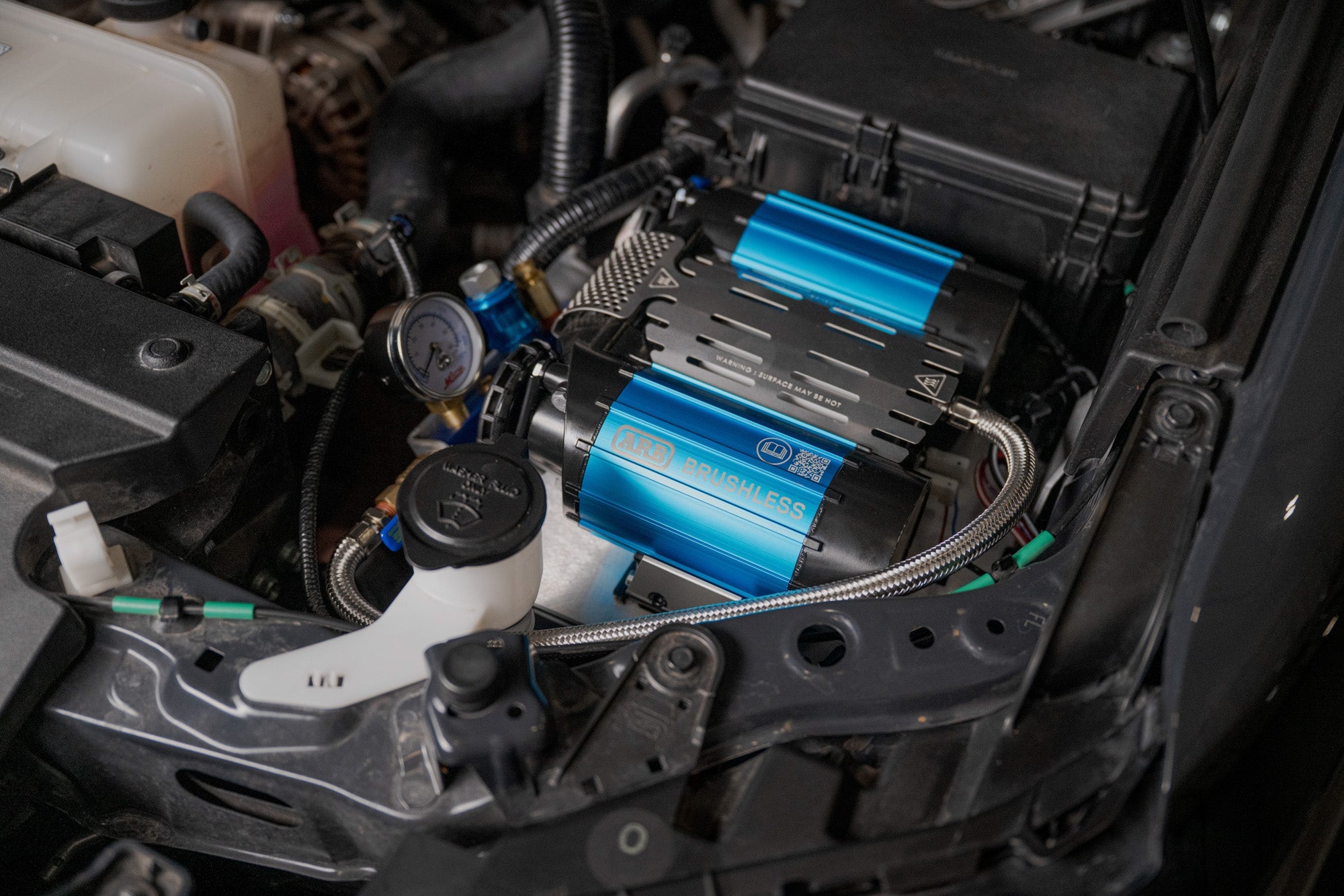 6th-Gen-4Runner-Under-Hood-Air-Compressor-Mount-Installed-1_e9e9b021-ba5a-47bd-8205-d82e0f340873 - NVMOS