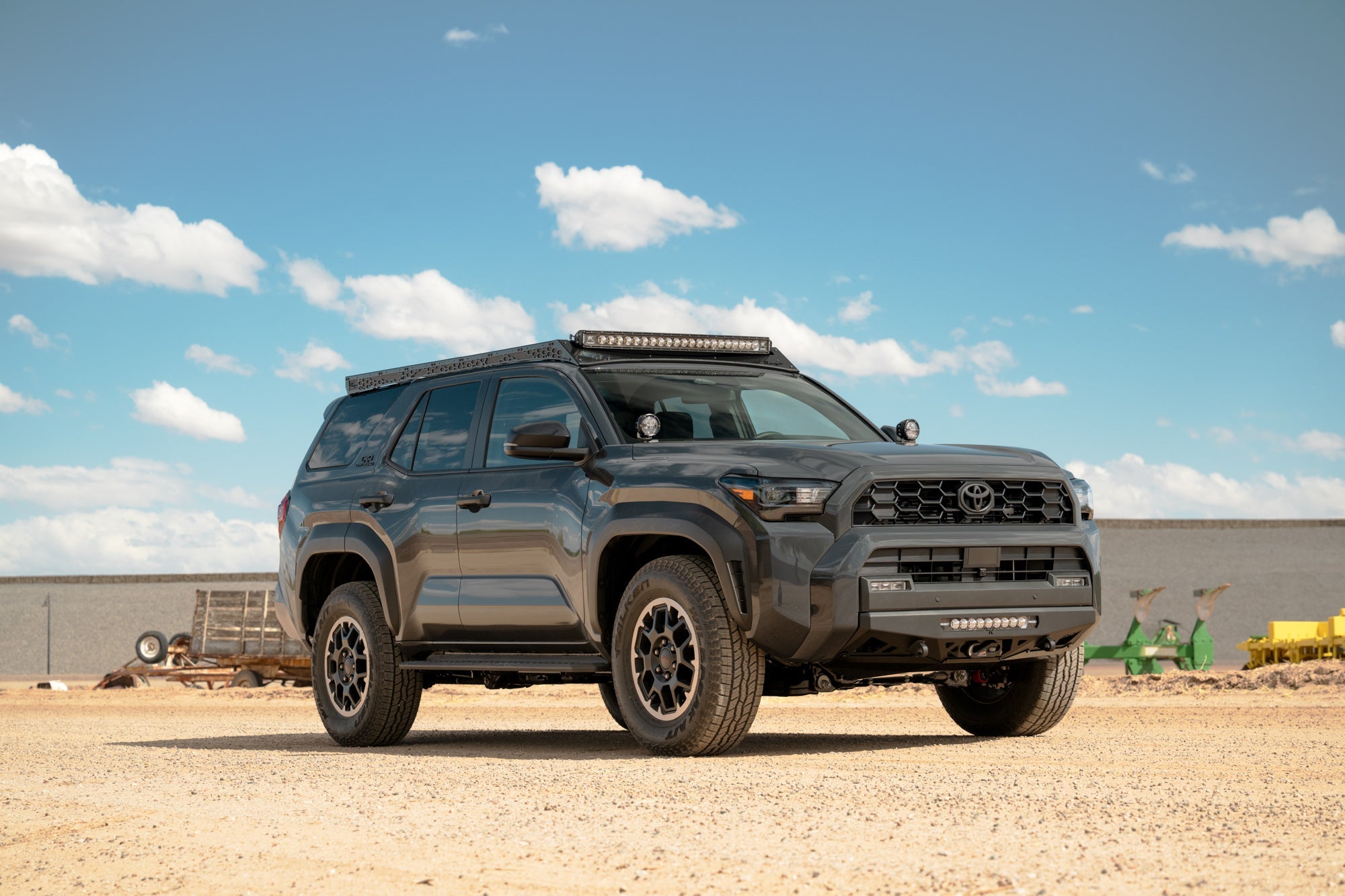 6th-Gen-Toyota-4Runner-Roof-Rack-w-Light-Pocket-Installed-Light-Bar-1 - NVMOS