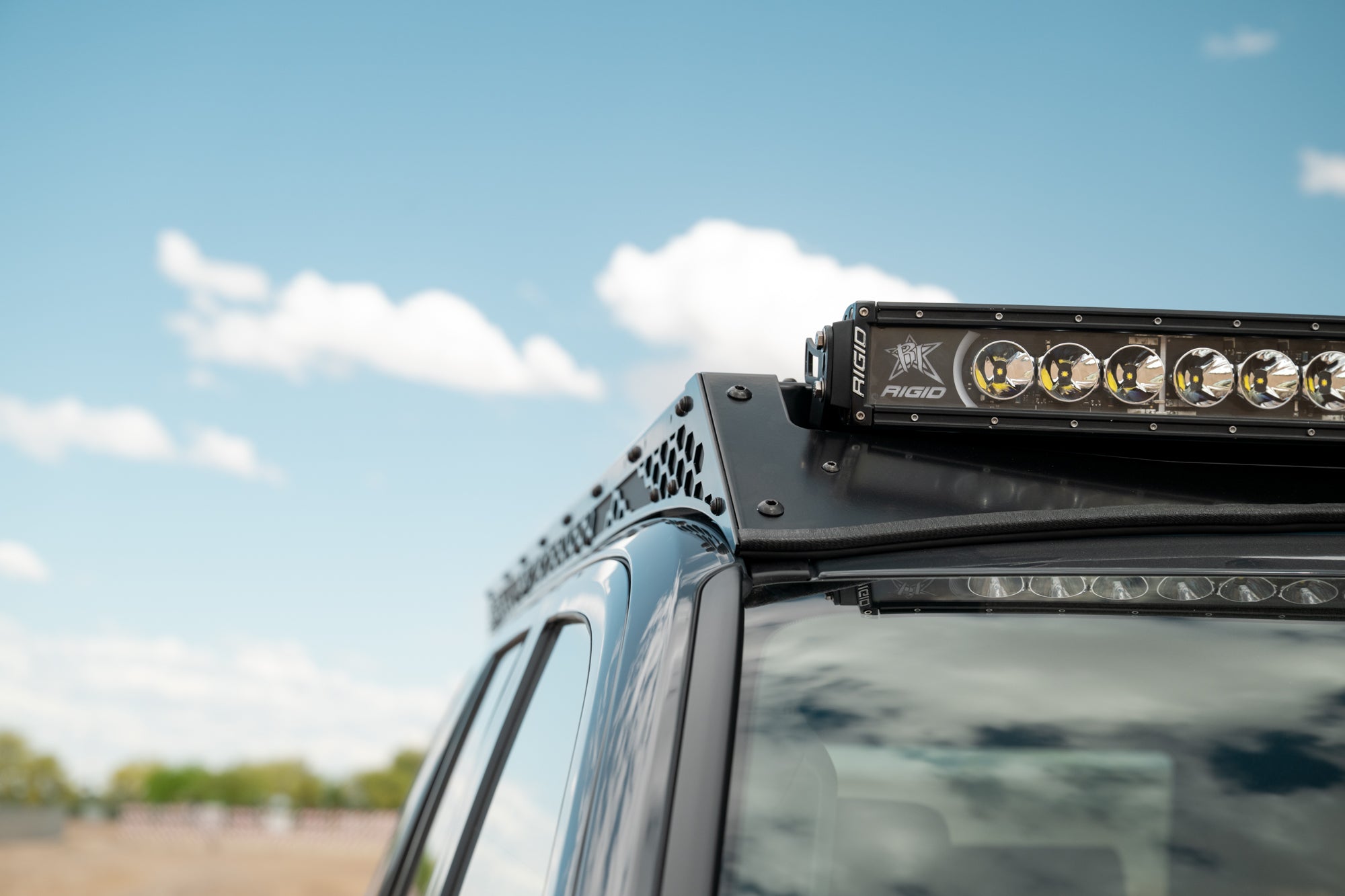 6th-Gen-Toyota-4Runner-Roof-Rack-w-Light-Pocket-Installed-Light-Bar-4 - NVMOS