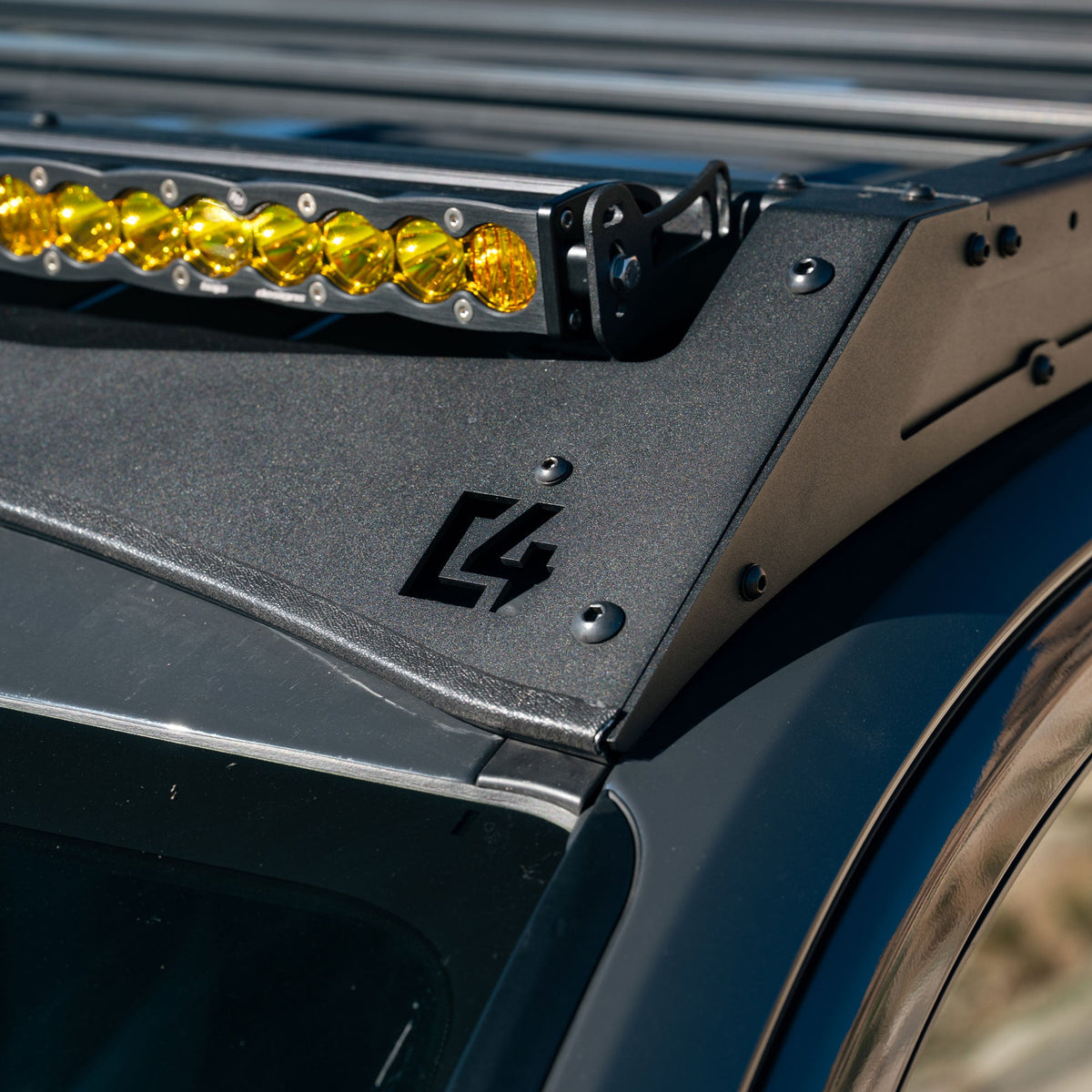 C4 Fabrication 4Runner Roof Rack with Optional Light Bar Mount / 6th Gen / 2025+