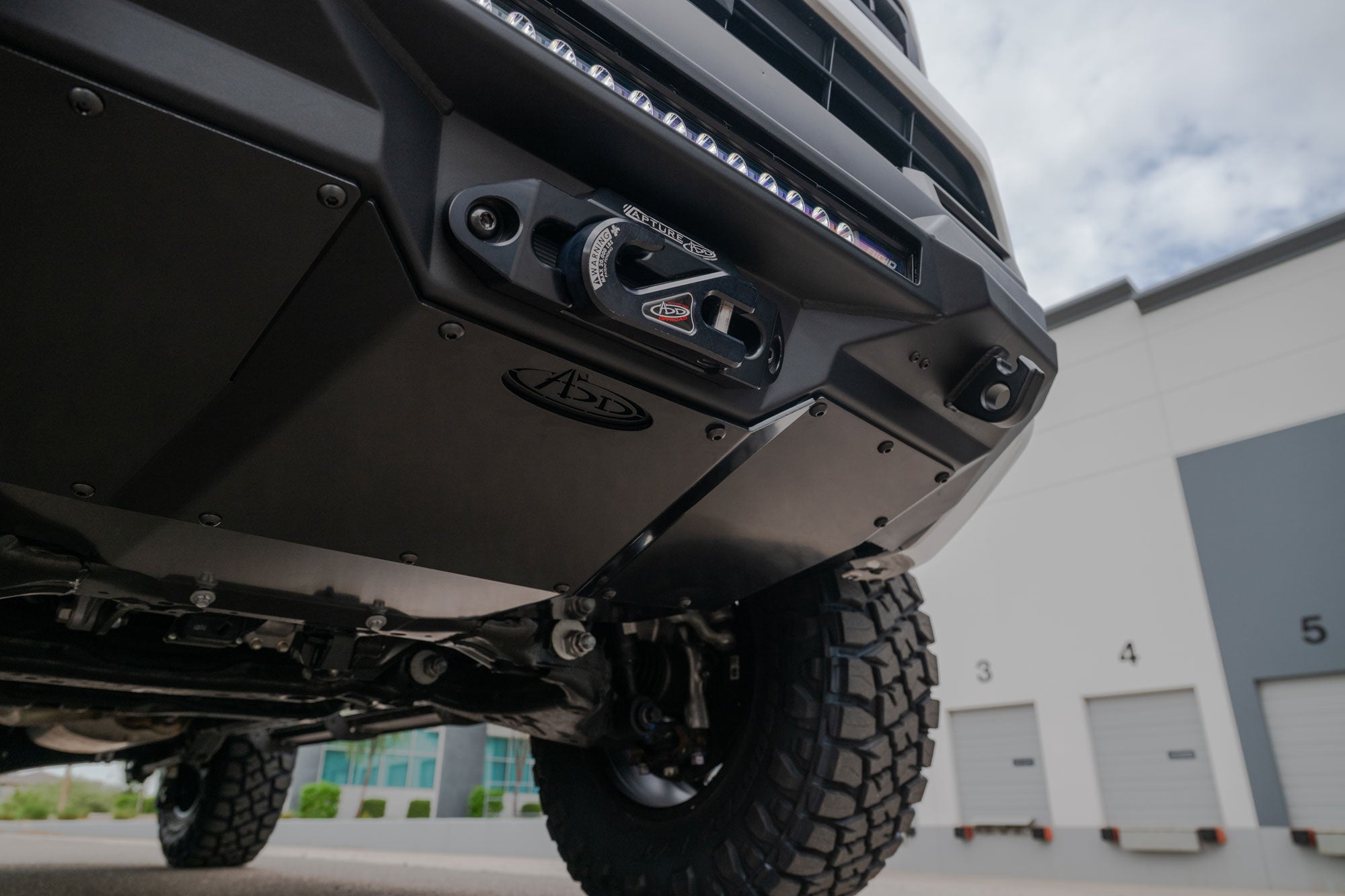 6th-gen-4Runner-Stealth-Center-Front-Bumper-optional-skid - NVMOS