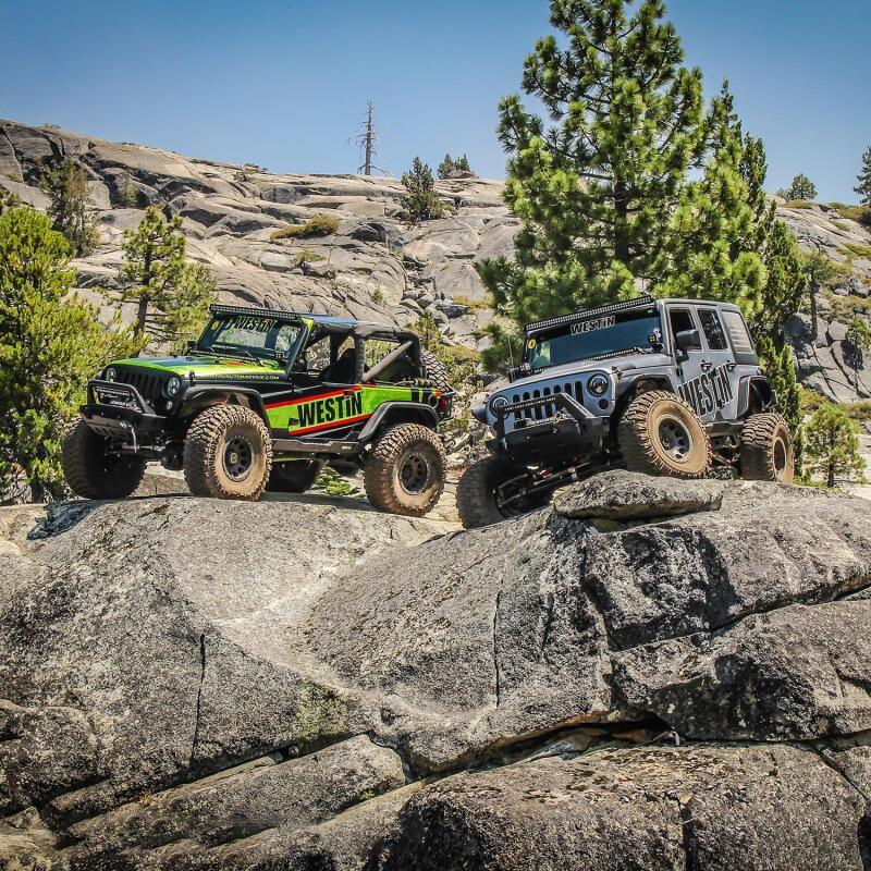 Westin Snyper Rear Tube Fenders, fits Jeep Wrangler