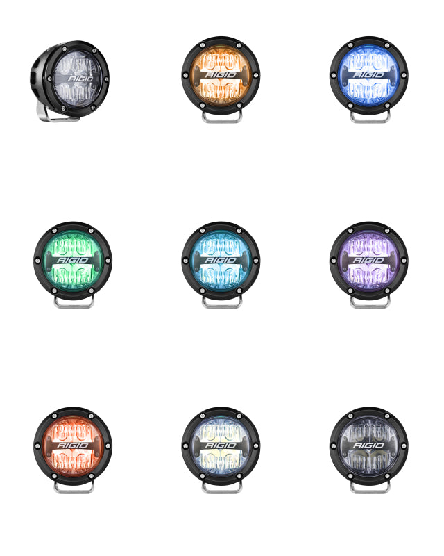 RIGID 360-Series 4 in. LED Pod Pair, Drive, RGBW Backlight