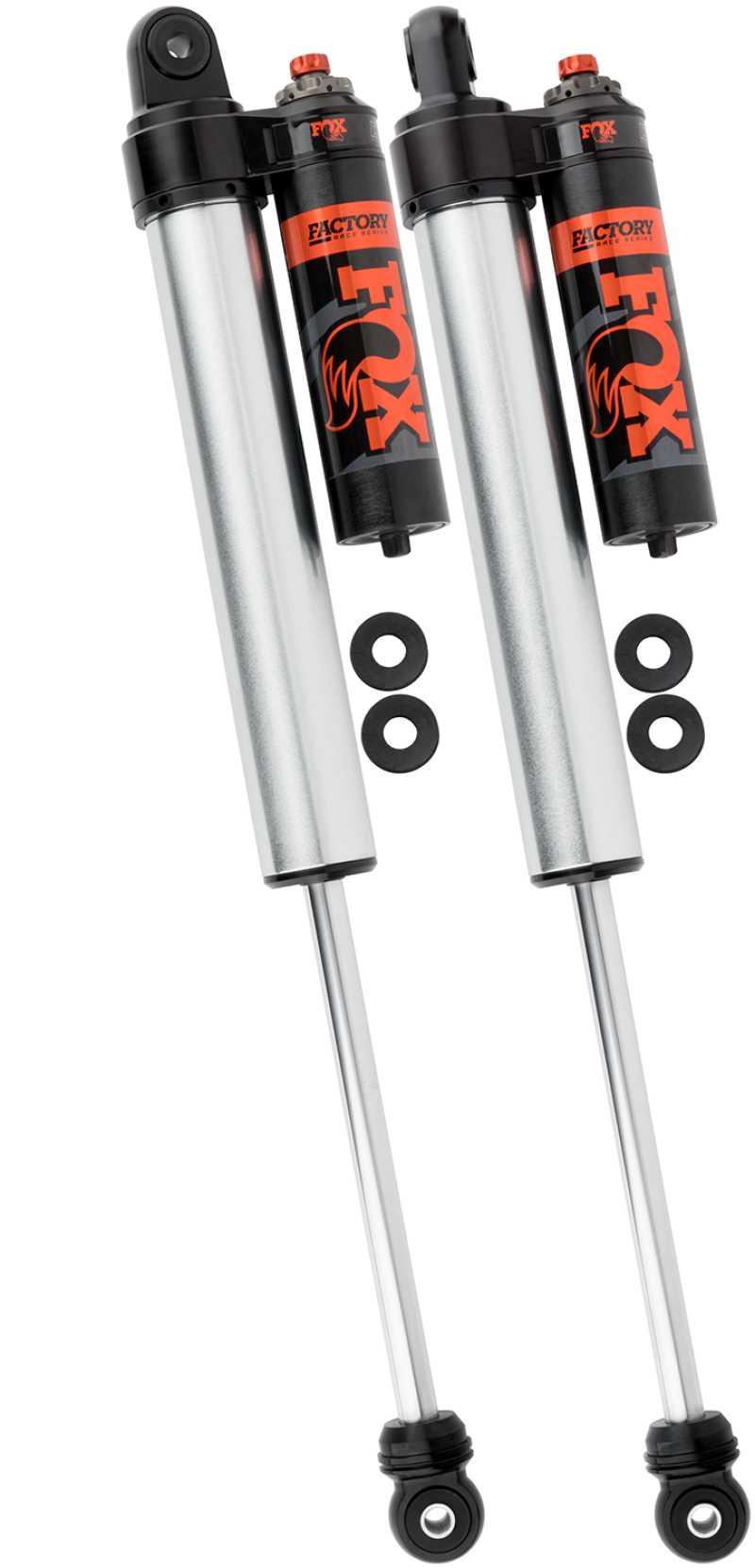 FOX 2.5 Factory Race Series Rear Piggyback Shock Set, DSC (2-3.5 in. Lift), fits Ford F-250/F-350 Super Duty