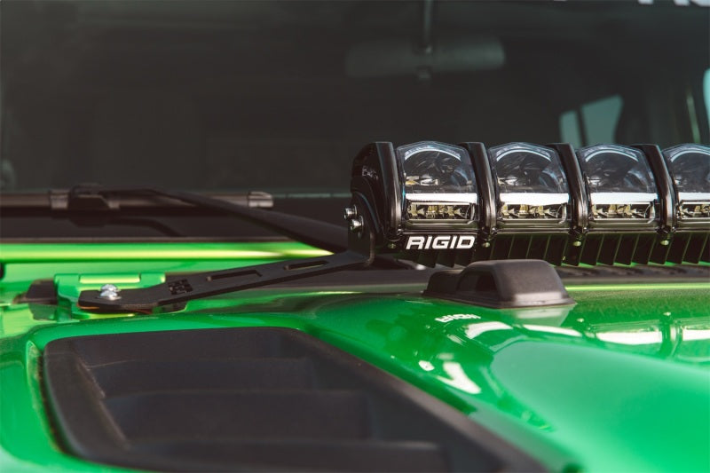 RIGID Hood Mount Kit for 20 in. Adapt Light Bar, fits Jeep Wrangler