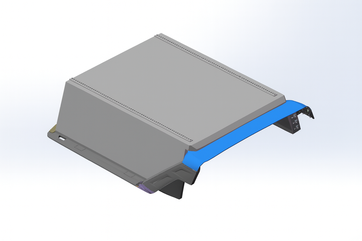 Dirtbox Overland Gull Wing Truck Bed Topper for Chevy Colorado, GMC Canyon, Silverado and Sierra