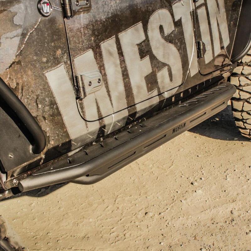 Westin Snyper Triple Tube Rock Rail Steps, 4-Door, fits Jeep Wrangler