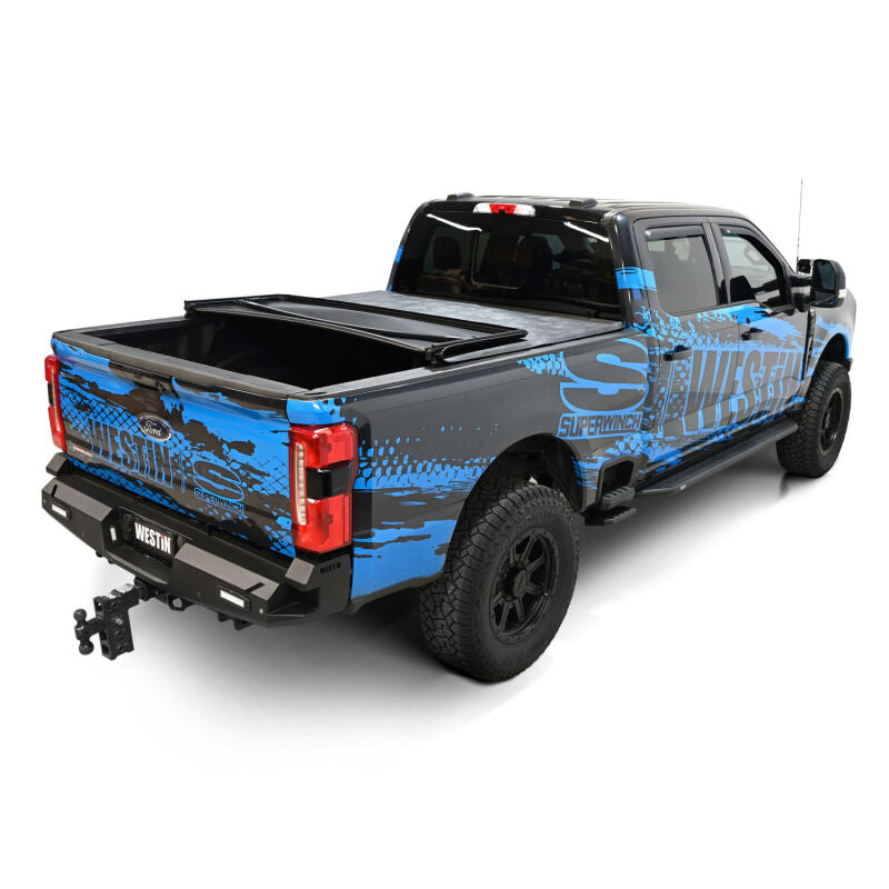Westin Soft Tri-Fold Tonneau Cover, 6 ft. 9 in. Bed, fits Ford F-250/F-350 Super Duty