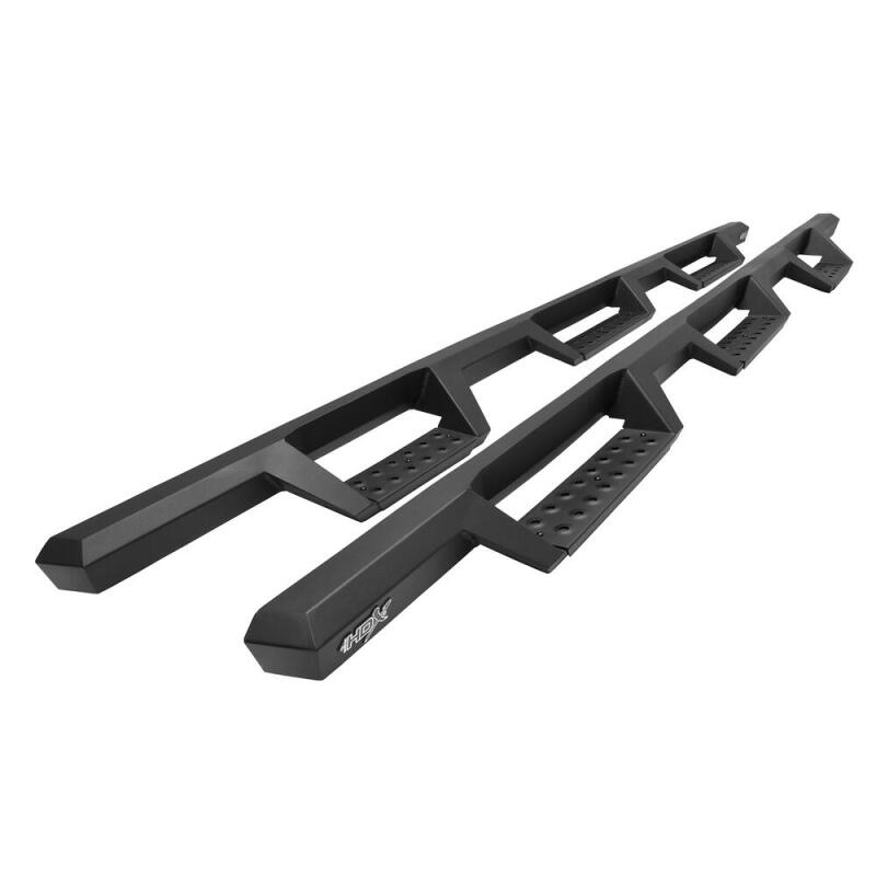 Westin HDX Drop Wheel-to-Wheel Nerf Step Bars, Textured Black, fits Chevy Silverado HD 2500/3500