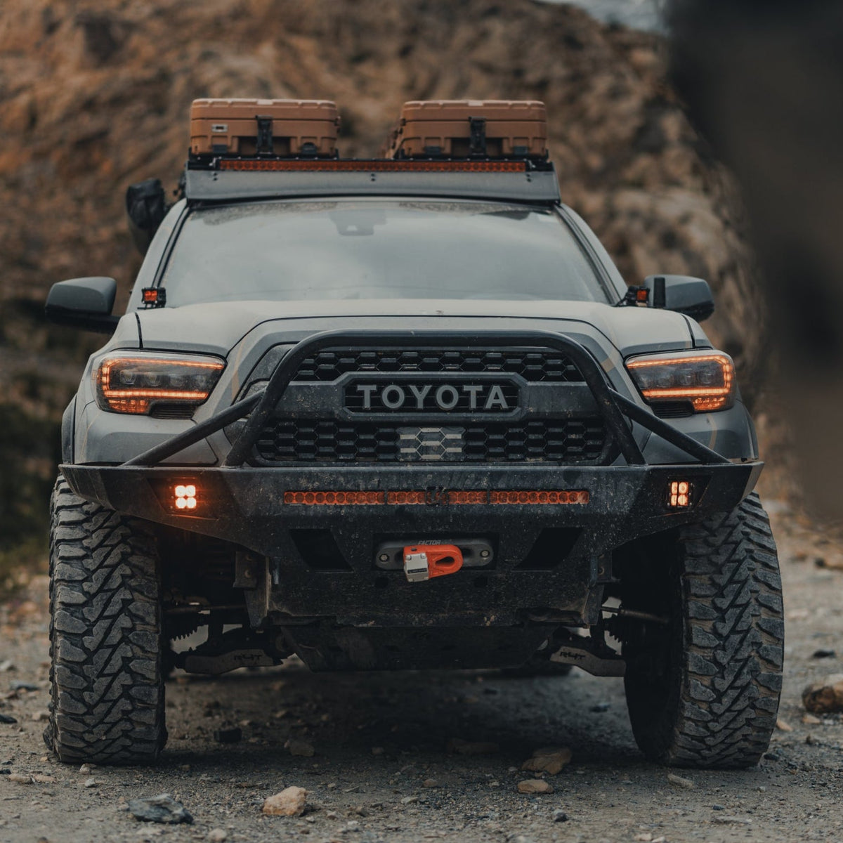 C4 Fabrication Tacoma Overland Front Bumper / 3rd Gen / 2016-2023