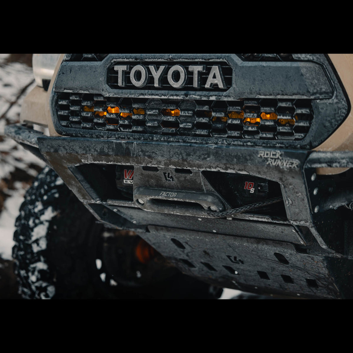 C4 Fabrication Tacoma Rock Runner Front Bumper / 3rd Gen / 2016-2023