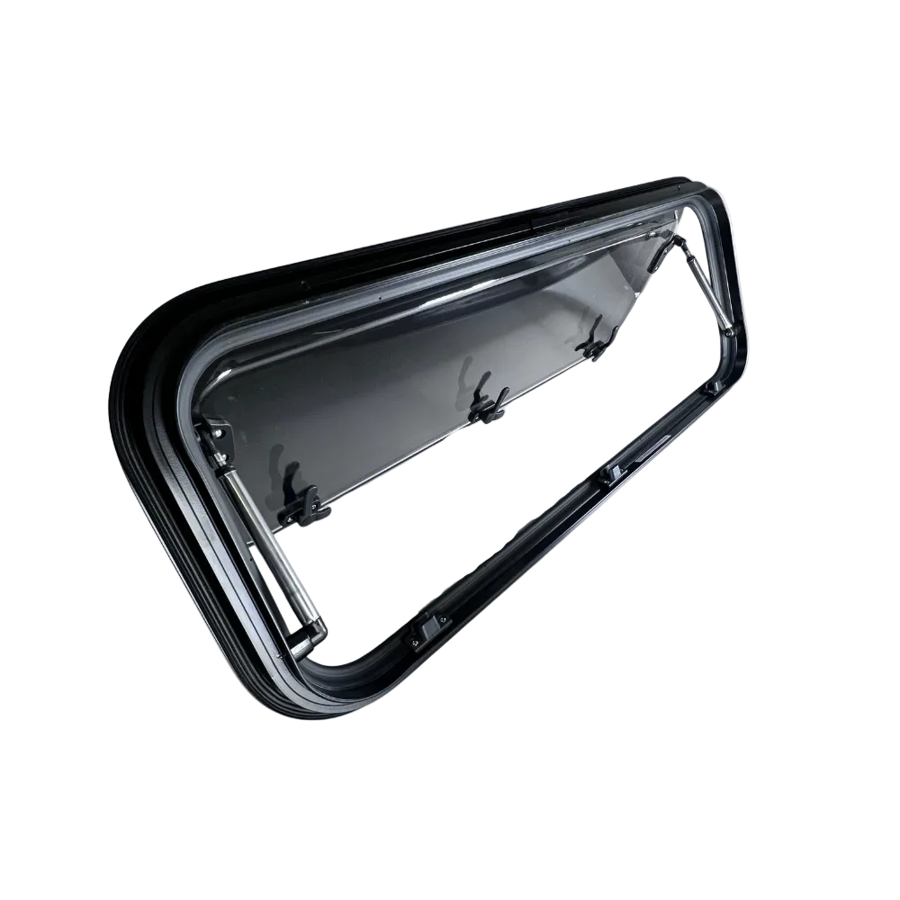 Acrylic Awning Window w/ Clamp Ring (Driver Side) for Sprinter Van Wideout