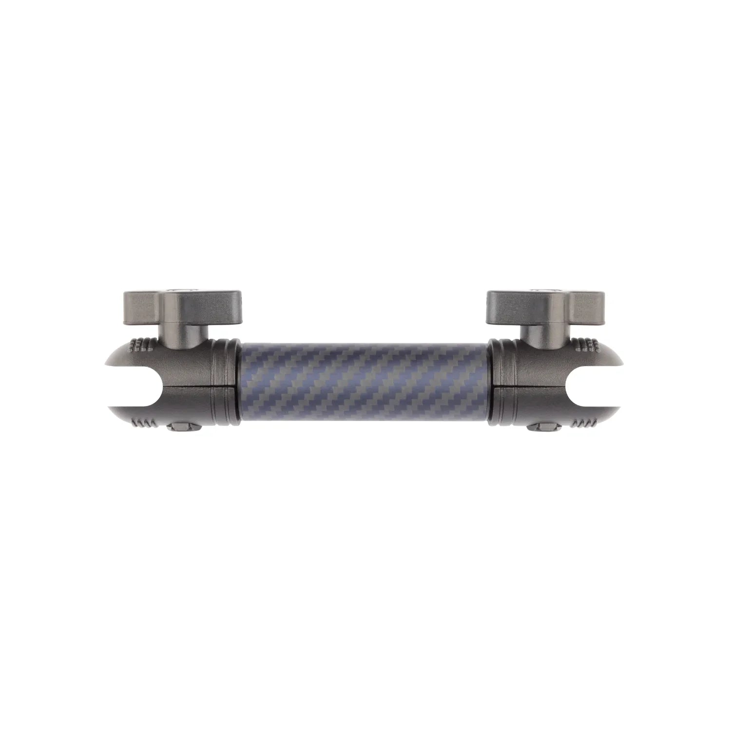 7cm matte carbon fiber kevlar mounting arm for vehicle accessories on white background