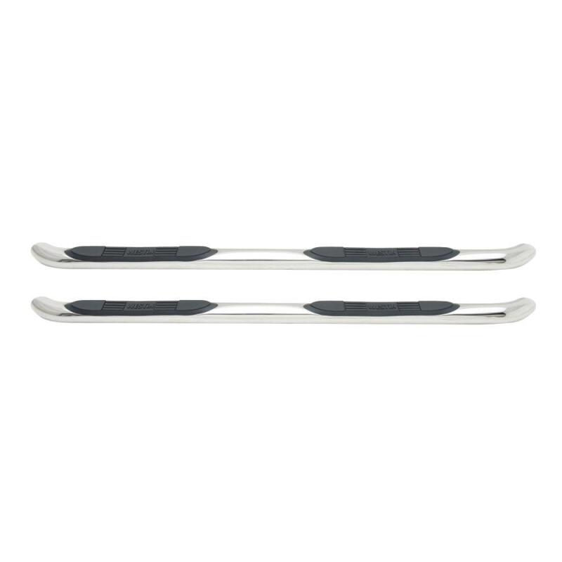 Westin E-Series 3 Round Nerf Step Bars, CrewMax, fits Toyota Tundra