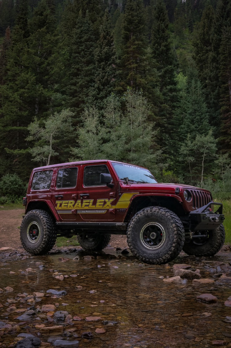 TeraFlex Olympus Beadlock Off-Road Wheel - 8x6.5" -12mm - Metallic Black