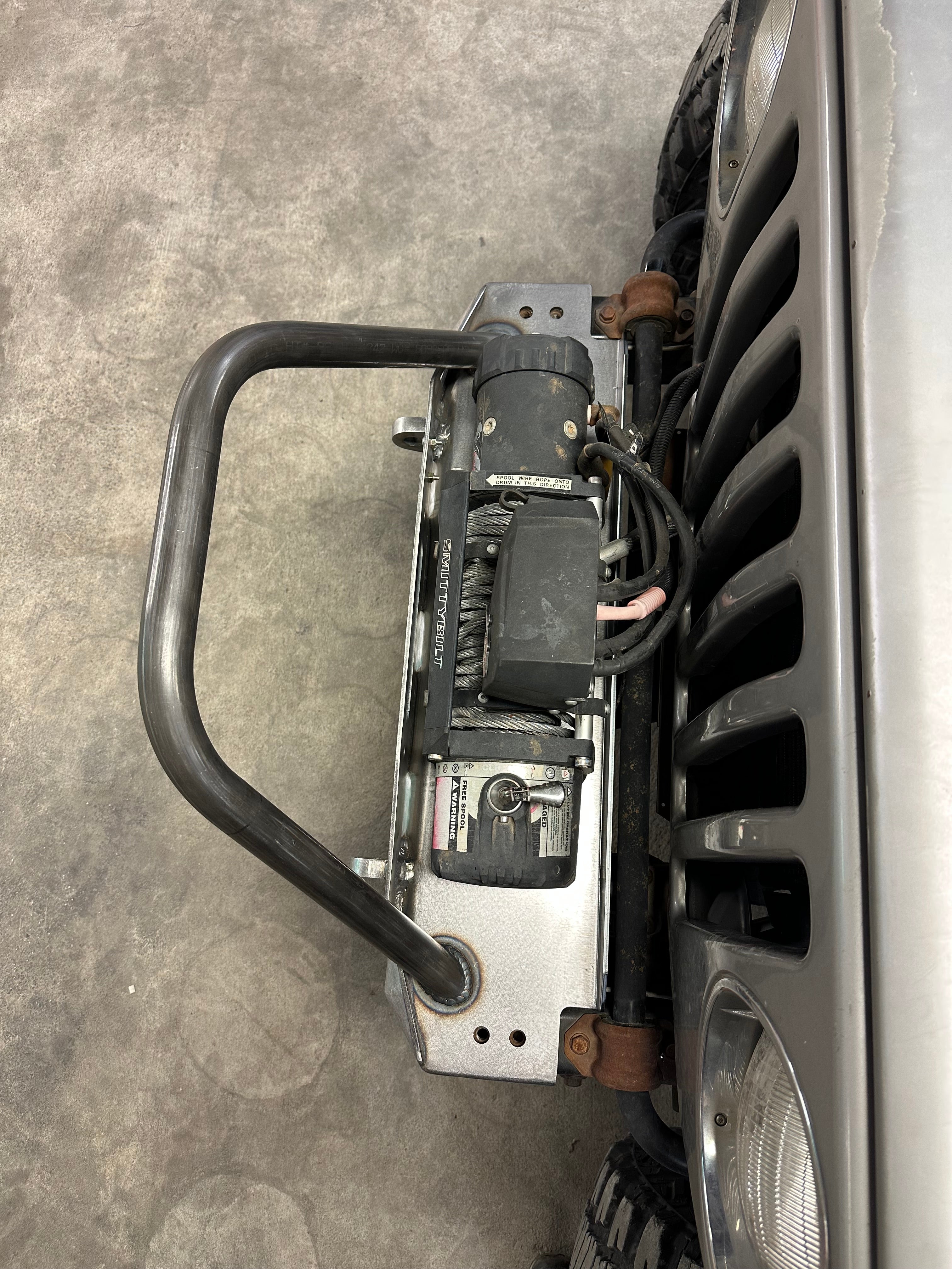 Front Diamond Series Stubby Bumper for Jeep TJ Wrangler