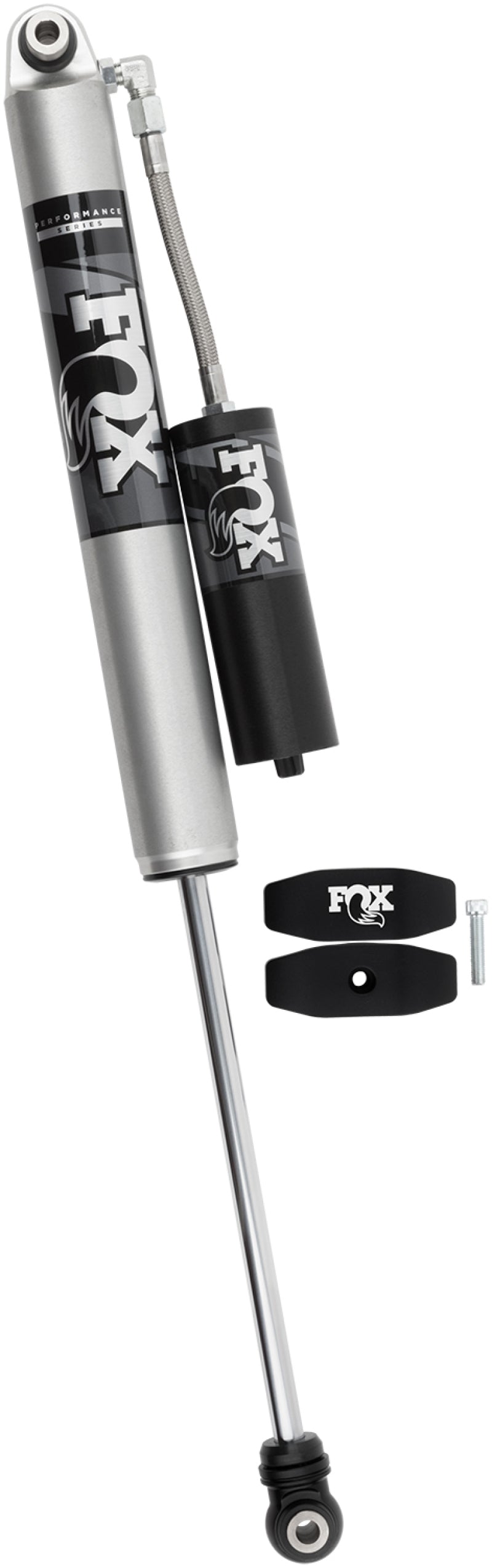 FOX 2.0 Performance Series Rear Reservoir Shock (3.5-4 in. Lift), fits Jeep Wrangler