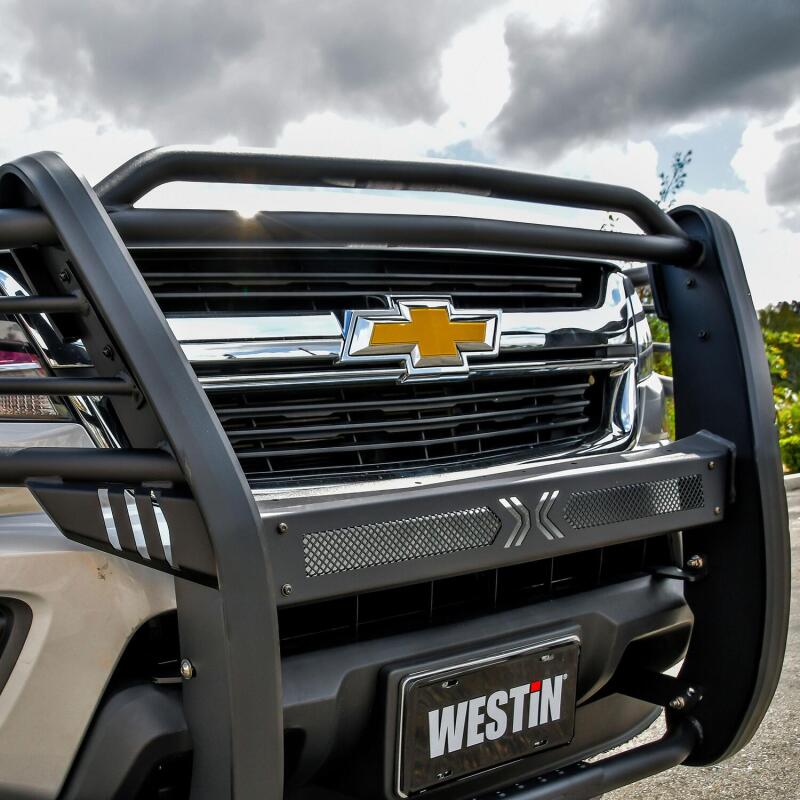 Westin Sportsman X Grille Guard, Textured Black, fits Chevy Colorado