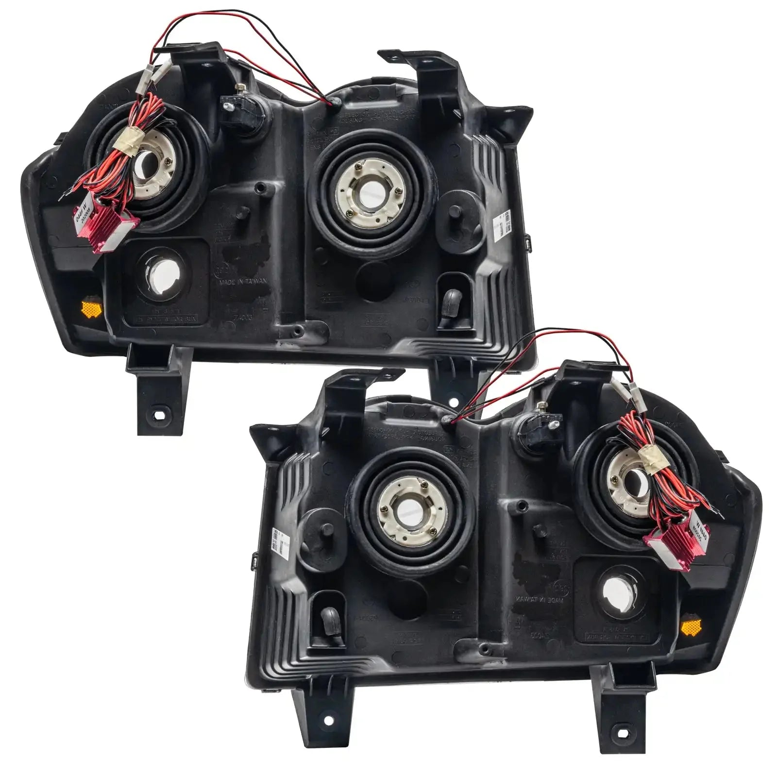 2005-2007 Jeep Grand Cherokee Pre-Assembled Headlights - Non HID - Chrome