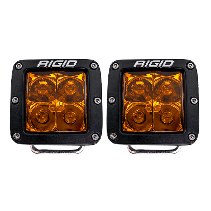 RIGID D-Series Pod Pair with Amber PRO Lens, Spot