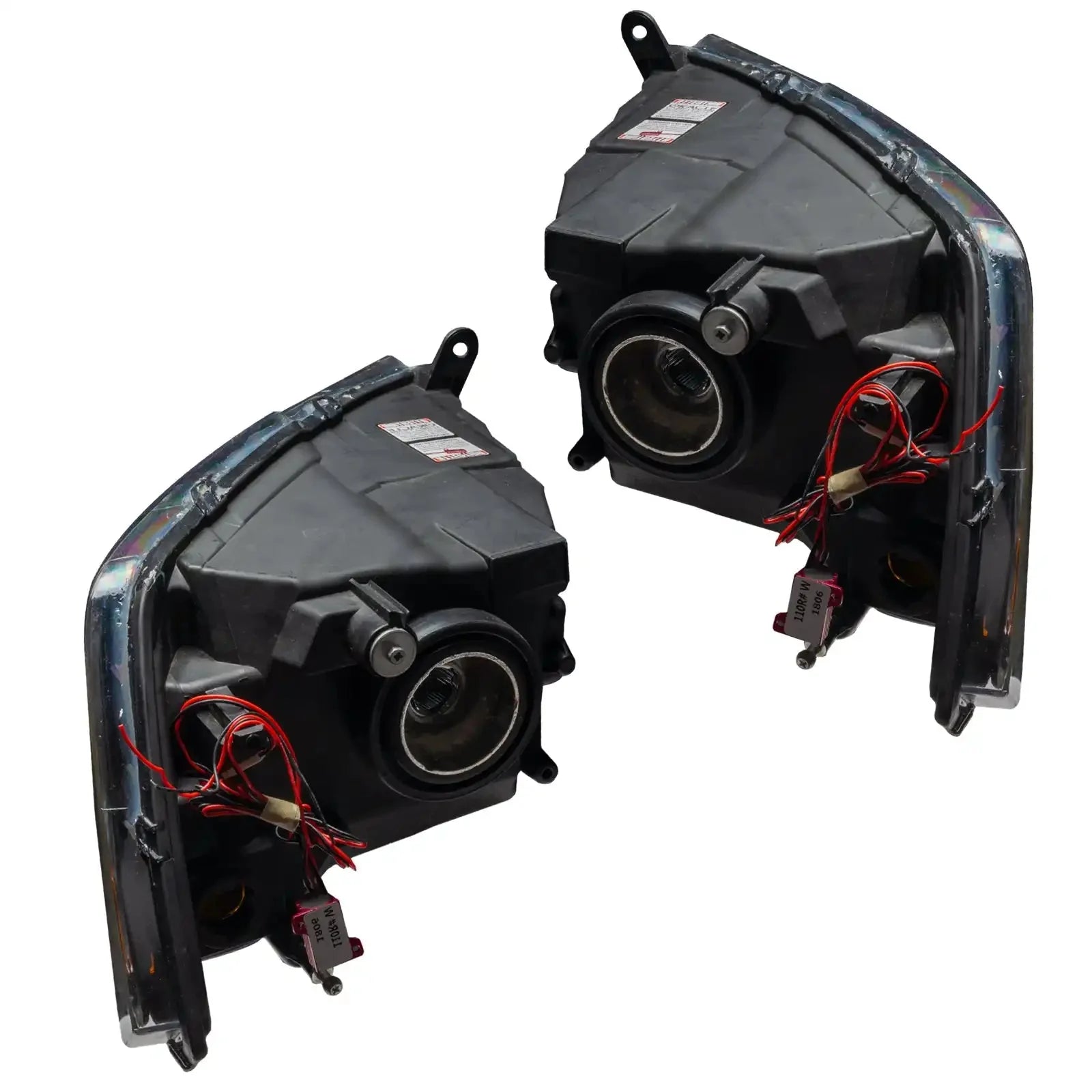 2009-2012 Dodge Ram Non-Sport Pre-Assembled Headlights - Black - Clearance