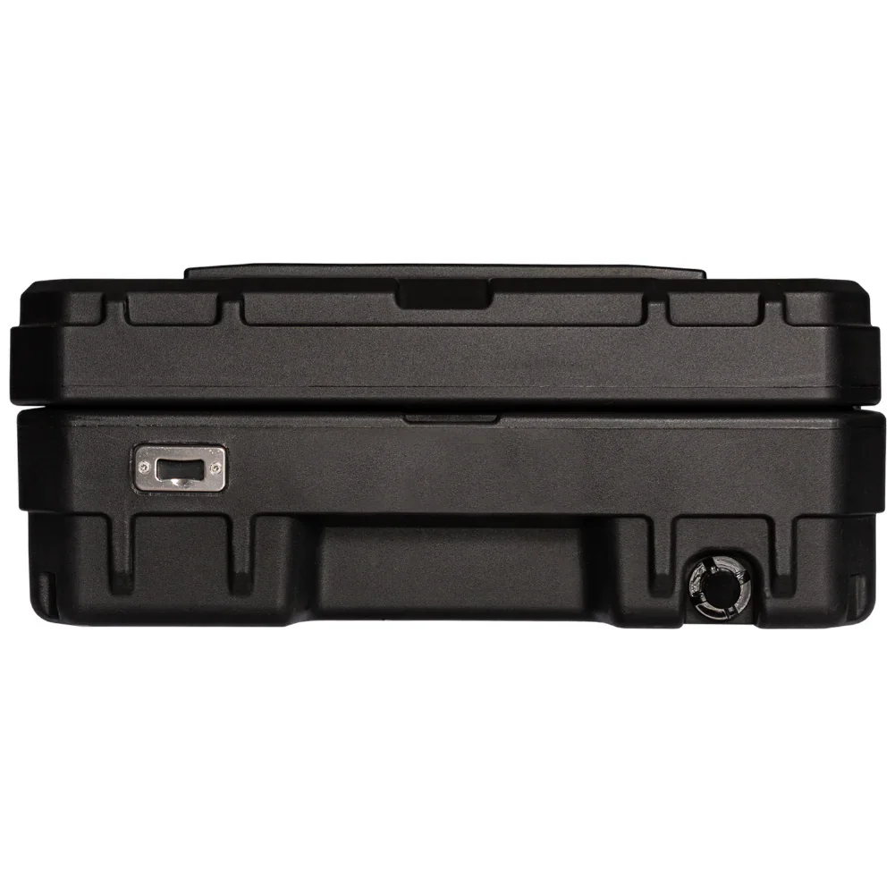 Black rugged storage case for overlanding and expedition vehicle accessories