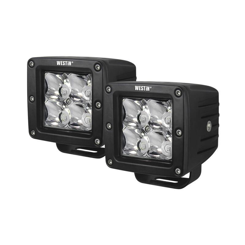 Westin HyperQ Compact LED Auxiliary Lights, Spot, Pair
