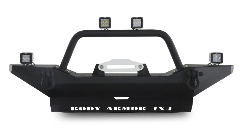 Body Armor 4x4 Full Width Front Winch Bumper, fits Jeep Wrangler