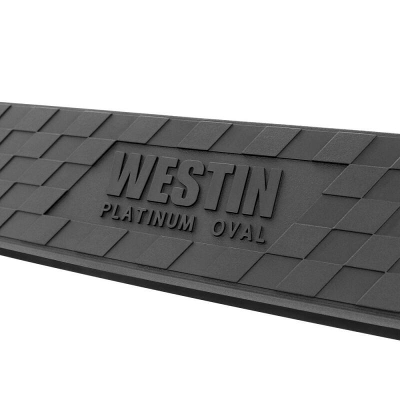 Westin Platinum 4 Oval Nerf Step Bars, fits Chevy Silverado 1500