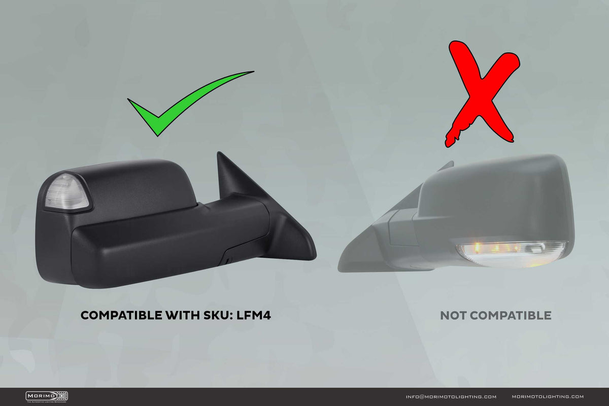 Morimoto Dodge Ram XB LED Mirror Lights (Corner) (09-18)