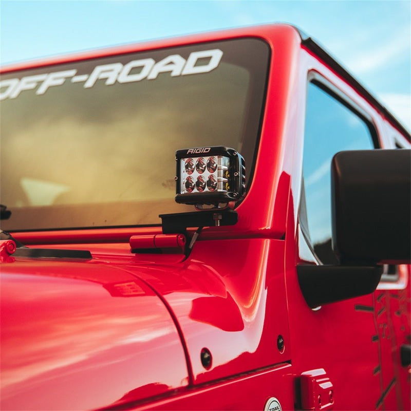 RIGID A-Pillar Light Mount Kit, fits Jeep Wrangler