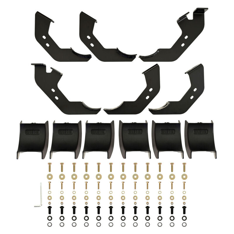 Westin PRO TRAXX 4 Oval Nerf Step Bars, fits Toyota 4Runner