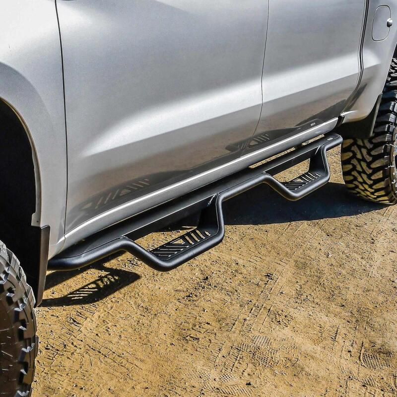 Westin Outlaw Drop Nerf Step Bars, Crew Cab, fits Chevy Silverado 1500