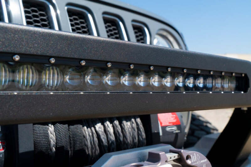 Body Armor 4x4 18 in. Single Row Blackout LED Light Bar, Combo Beam